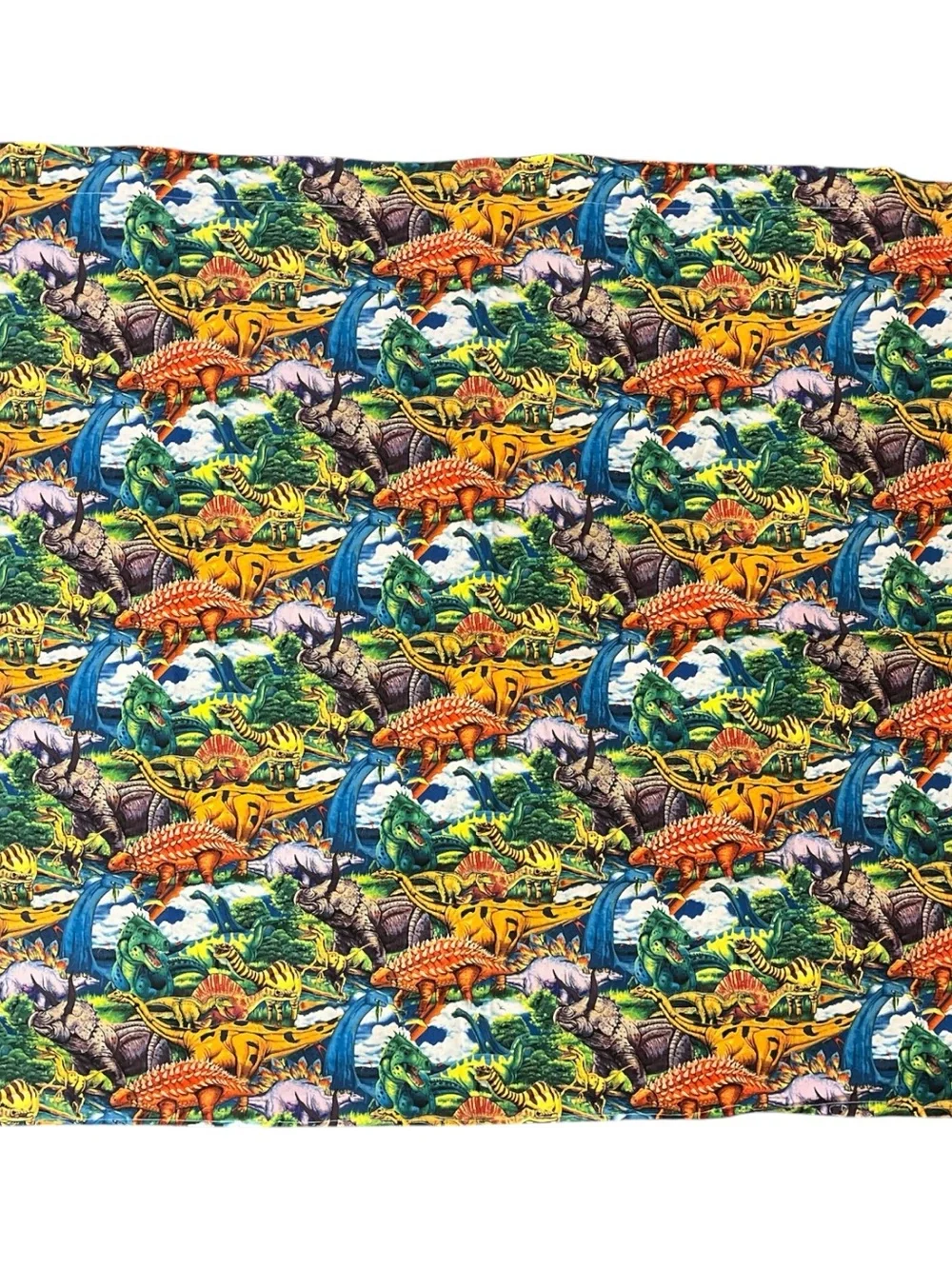 Vintage Y2K Dinosaur Uncut Cloth AOP Design! So cool! Fast shipping